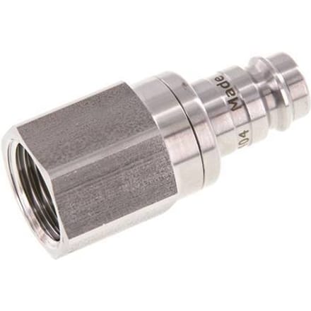 RVS 306L DN 10 Luchtkoppeling Insteeknippel G 1/2 inch Binnendraad Double Shut-Off - CLP10-F-SSL-SV-P-012