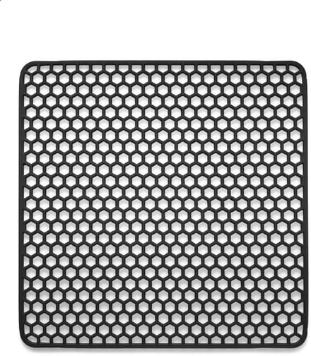 Bodo® Gootsteenmat - Vierkant - Onderzetter - Zwart - 30.5 x 30.5 cm