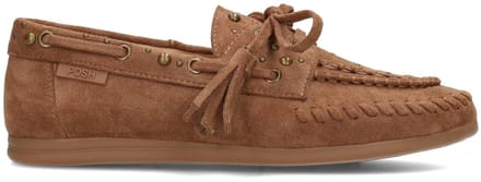 POSH by Poelman Taylor Dames Loafers - Cognac