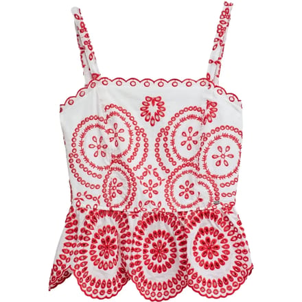 Dames top in Engelse borduurkwaliteit Salsa Jeans
