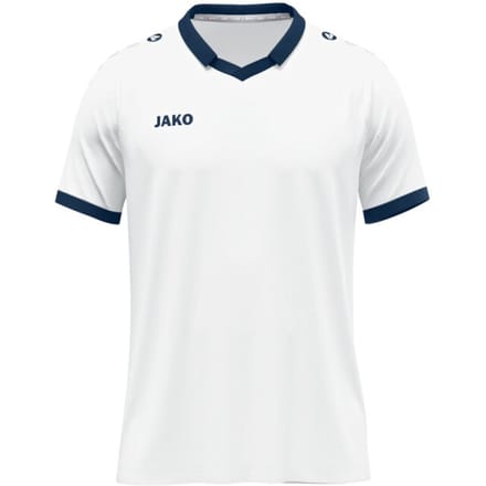 Jako Glory Shirt Korte Mouw Heren - Wit / Marine | Maat: S