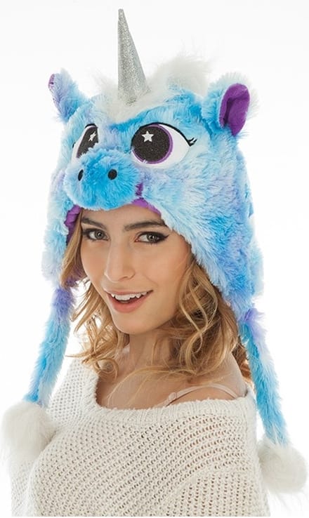 Muts Fluffy Unicorn Blauw