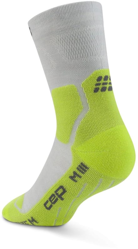 CEP Hiking Light Merino Mid-Cut Compressie - Neongeel - Dames (34-37)