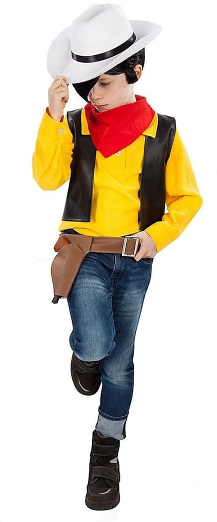 METAMORPH GmbH - Lucky Luke kostuum voor jongens - 110-116 cm (5-6 jaar)