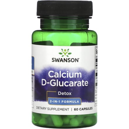 Calcium D-Glucaat, Detox, 2-in-1 Formule, 60 Capsules