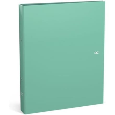 Qc colour - ringband a4, 23 ringen, spearmint