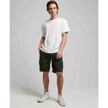 Superdry - Core cargoshort van biologisch katoen - Heren - Korte broeken