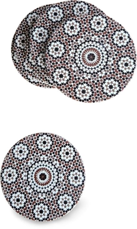 Moroccan Mirage- Onderzetter-Rond- set van 6