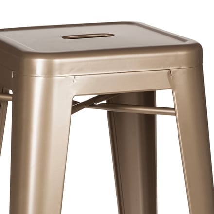 VANTAGGIO HIGH - Barkruk Champagne metallic