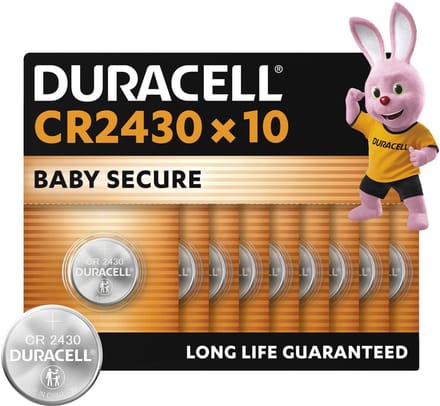Duracell Specialty CR2430 lithium knoopcelbatterijen 3V 10 stuks