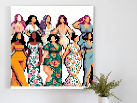 Kunstprint | Wanddecoratie | Dibond | 20 × 20 cm