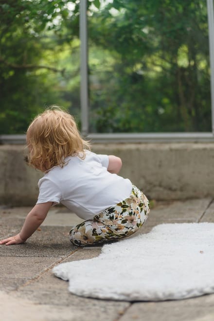 Wallabiezzz Babybroekje - Unisex - Appelboom Bloesem