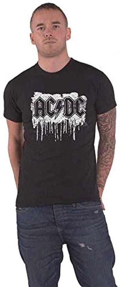 Heren T-shirt met Drips en Spanning