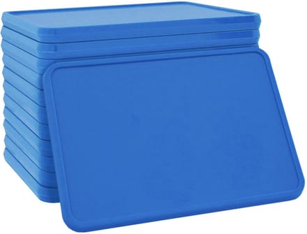 CombiCraft blanco munten rechthoek 50x35mm blauw - per 100 stuks