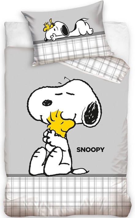 Snoopy BABY Dekbedovertrek, Love - 100 x 135 cm - Katoen