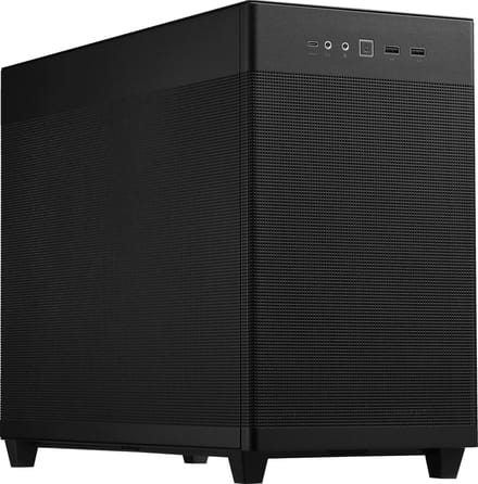 ASUS Prime AP201 - PC Behuizing - Tower Small form factor - Micro ATX - Mini ITX - (Gehard) glas - Zwart