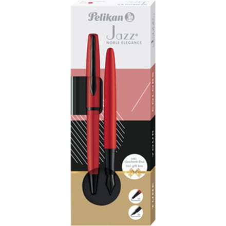 Schrijfset Pelikan Jazz Noble Elegance K36+P36 medium red