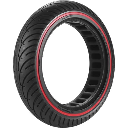 Elektrische scooterband 8,5 inch elektrische scooterband Schokabsorberend rubberen wiel Niet-pneumatisch Type 1 rood