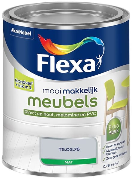 Flexa - Mooi Makkelijk Meubels Mat - T5.03.76 - Mengverf - 750 Ml