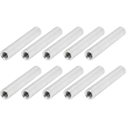 10 stuks Ronde afstandshouder Aluminiumlegering Binnendraad Interval Verbindingskolom Kit M4x0.7mmLang 34mm