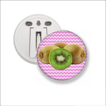 Button Met Clip - Kiwi