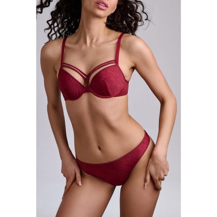 Marlies Dekkers Seduction Cabernet Print Push Up Bra Taglia: 75D | Reggiseni Outlet | Donna