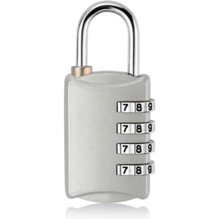 Codelock Zinklegering Houd Veiligheid Combinatieslot voor Kofferbakken Archiefkasten Zilver zilver witte kleur