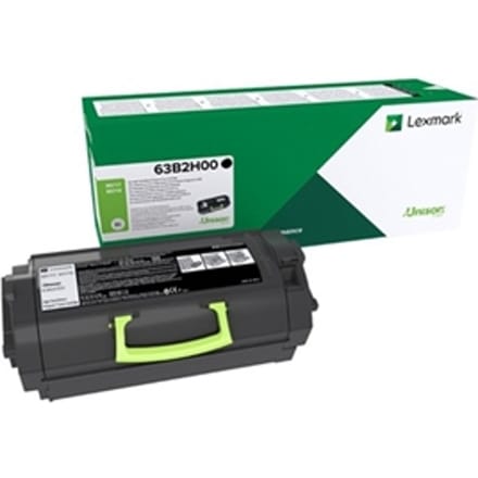 Lexmark 63B2H00 toner cartridge zwart hoge capaciteit (origineel)
