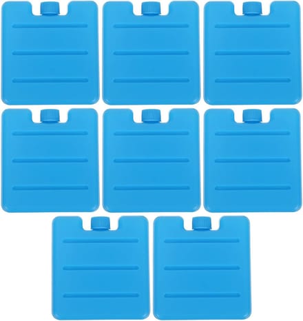 Herbruikbare Koelaccu - Koelblokken - Koelboxen Lunchboxen - Langdurige Koeling - 8x7.5x1.8cm - Blauw