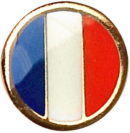 CombiCraft kleine vlag pin Frankrijk 8 mm - per 5 stuks