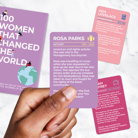 Gift Republic 100 Women that Changed the World kaarten