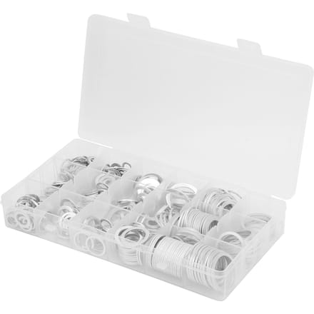 450 stuks Aluminium Sluitring Set Hoge Temperatuurbestendigheid Assortiment Industriële Benodigdheden