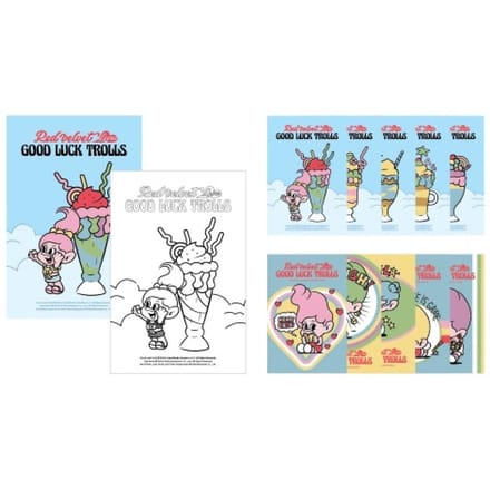 Red Velvet   Kleurpostkaartenset   2020 Trolls Pop-Up Store white