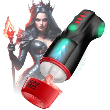 Masturs - Raven Shadow Multifunctionele Masturbator voor Mannen