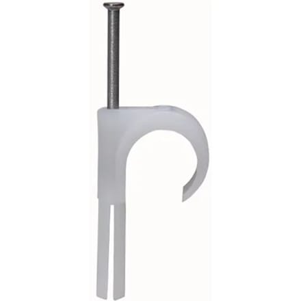 Kopp Spijkerclip 16-20mm Incl. Deuvel Wit 10st.