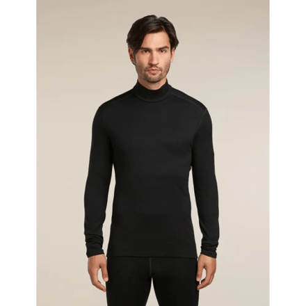 Icebreaker 260 Tech LS Turtleneck Shirt Heren (Maat - L, Kleur - BLACK)