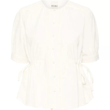 Ichi Blouse Ihgunda Sh 20125452 114201 Cloud Dancer Dames Maat - W40