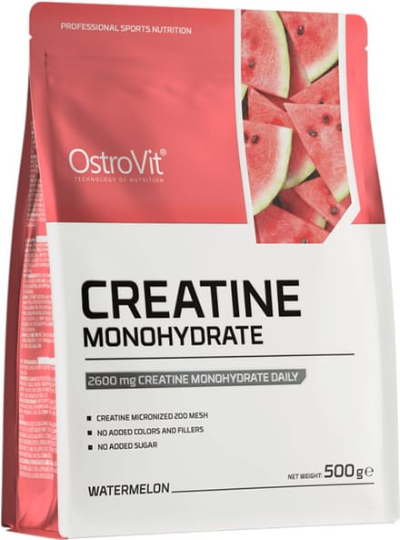 Creatine - Creatine Monohydrate 500g Ostrovit - Watermeloen 700ml