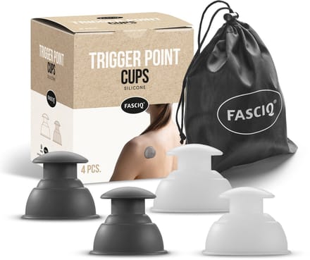 FASCIQ® EasyPush - Cupping set - cupping cups - triggerpoint behandeling - fascia behandeling - huidverbetering - spierherstel
