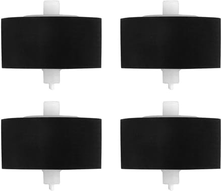 Dailygoods - Set van 4 Rubber Knijpwielen voor Videorecorders