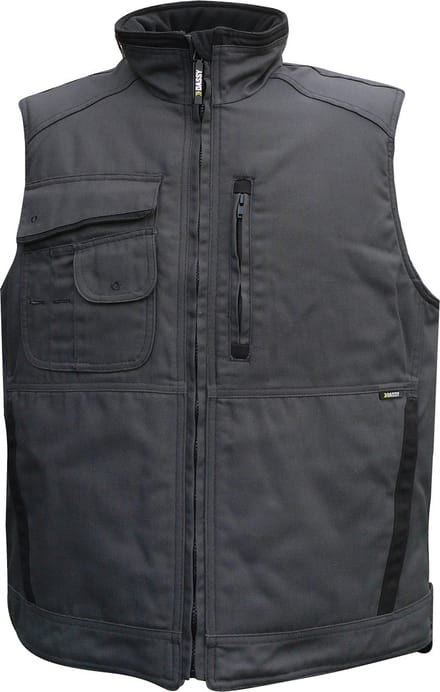 Dassy Wayne Canvas bodywarmer 350087 - Antracietgrijs/Zwart - 3XL