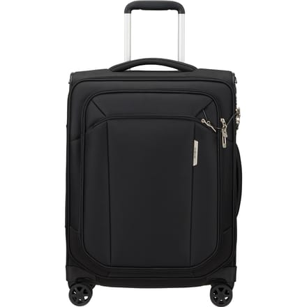 Samsonite Koffer Met Laptopvak - Respark Spinner 55/20 Strict (Handbagage) - Ozone Black - 43 l - 2.4 kg