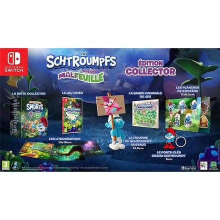 Videogames Microids Les Schtroumpfs Mission Malfeuille Collector - Switch