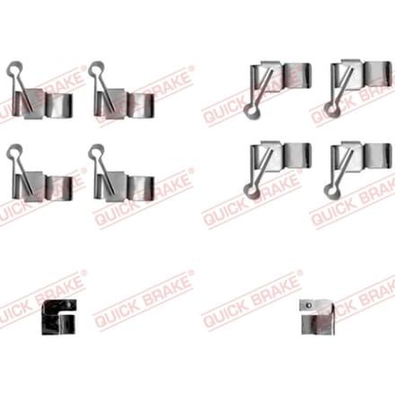 Toebehorenset, schijfremblok QUICK BRAKE 109-1238