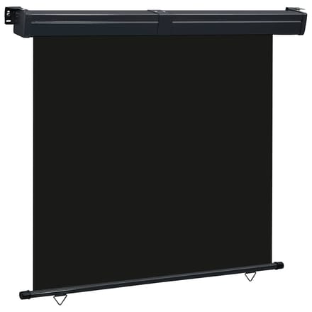 vidaXL - Balkonscherm - 175x250 - cm - zwart