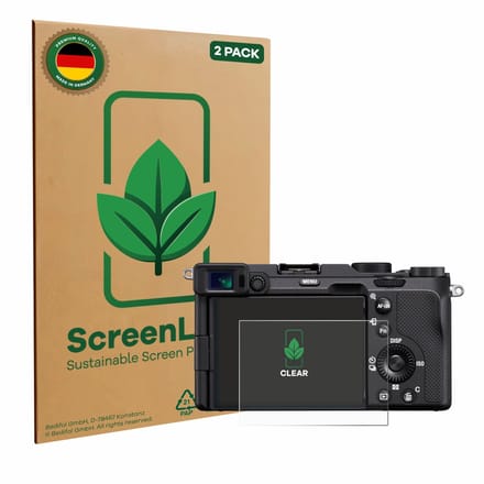 2 Stuks Screenprotector voor Sony A7C - Hoogwaardige Beschermfolie transparant
