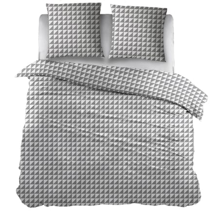 Snoozing Chanel Dekbedovertrek - Extra breed - 260x200/220 cm - Grey
