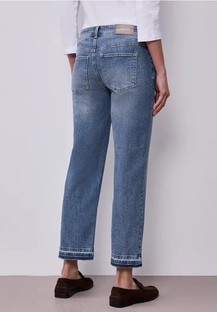 Jeans met zoomdetail