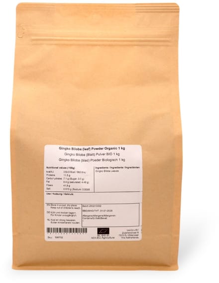Ginkgo Biloba (blad) Poeder 1 kg