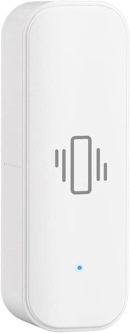 Trillingssensor - Schok Alarm - Huis Beveiligen - Real-time Meldingen - 72x25x20mm - Wit